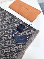 Louis Vuitton M78524 Monogram Classic Scarf And Cashmere  - 2