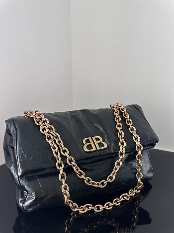 Balenciaga Monaco Black Medium 32.5x22x9.9cm