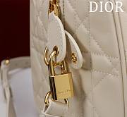 Dior Groove Boston Mini 25 White 25x19x16cm   - 4