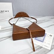 Givenchy Cappuccino Leather Small Cut-Out Shoulder Bag metal 27x26x6cm - 6