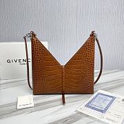 Givenchy Cappuccino Leather Small Cut-Out Shoulder Bag metal 27x26x6cm - 4