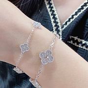 VCA full diamond five-flower four-leaf clover bracelet  - 1