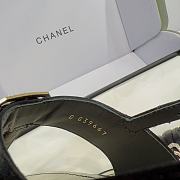 Chanel double C rhinestone buckle flip-flop sandals  - 6