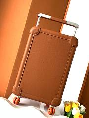 Hermes Suitcase Golden brown Top layer TOGO leather 20-inch - 1