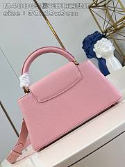 LV M48865 Sakura Pink Lava Model Small 30X19X9cm - 4