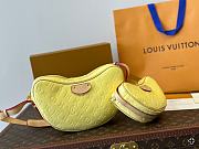 LV Croissant PM M24020 Chic and Yellow 21x13x7cm  - 2