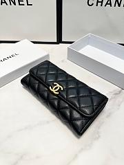 Chanel popular sheepskin bi-fold wallet 19x10cm  - 1