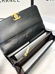 Chanel popular sheepskin bi-fold wallet 19x10cm  - 5