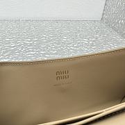 Miumiu Shoulder Wallet Brown 15x10.5cm  - 3