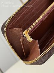 Louis Vuitton LV Zippy Wallet M42616 Brown 19.5x10.5x2.5cm - 5