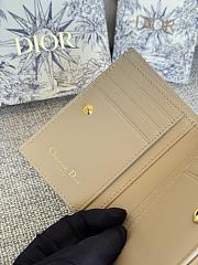 Dior Caro Dahlia Beige Wallet 11.5x9x2cm  - 6