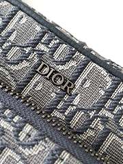 Dior Crafted in dark grey Oblique 23 x 16 x 6 cm - 3