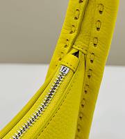 Fendi Mini Underarm Bag Fluorescent Yellow 27x7x20.5cm - 6