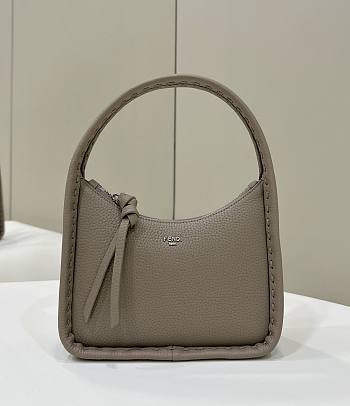 Fendi Mini Underarm Bag Dove Grey 27x7x20.5cm