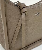 Fendi Mini Underarm Bag Dove Grey 27x7x20.5cm - 5