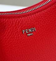 Fendi Mini Underarm Bag Fluorescent Black 27x7x20.5cm - 5