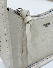 Fendi Mini Underarm Bag Fluorescent White 27x7x20.5cm - 5