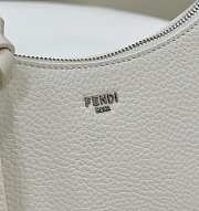 Fendi Mini Underarm Bag Fluorescent White 27x7x20.5cm - 2