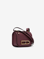 Delvaux Lingot in Alpina Calf Rosewood 20.5x8.5x16.5cm - 4