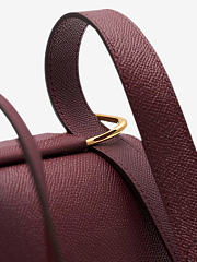 Delvaux Lingot in Alpina Calf Rosewood 20.5x8.5x16.5cm - 3