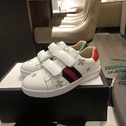 Gucci Ace White Leather Shoes Unisex - 4