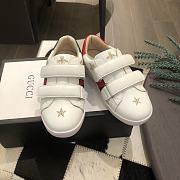 Gucci Ace White Leather Shoes Unisex - 3