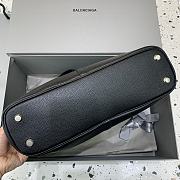 Large Balenciag Locker Hobo Bag Black 50x35x10cm - 6