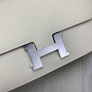 Hermes Constance Nata Epsom leather Silver 24x15x4cm - 2