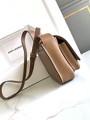 YSL Niki Leather Crossbody Bag Brown 21.5 x 16 x 8x9.5 cm - 4