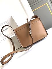 YSL Niki Leather Crossbody Bag Brown 21.5 x 16 x 8x9.5 cm - 3