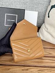 YSL Short Wallet Card Cowhide With Unique 13*9*3CM - 5