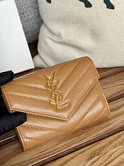 YSL Short Wallet Card Cowhide With Unique 13*9*3CM - 2