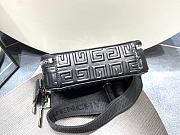 Givenchy Logo Adjustable Jacquard Canvas Shoulder Strap 18.5x12x5.5cm - 3