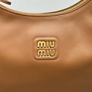 Miumiu Large Buckles And Hardware Warm Brown 27x8x20cm  - 2