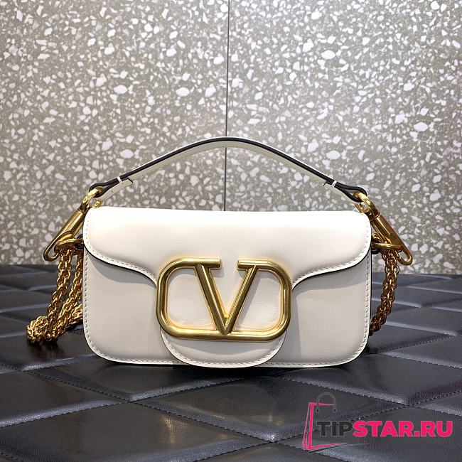 Valentino classic white mini Loco handbag 20cm - 1