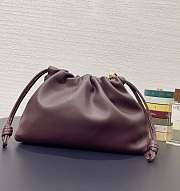 Loewe Flamenco Purse Donut Bag Dark Red Medium 30x20x10.5cm - 6