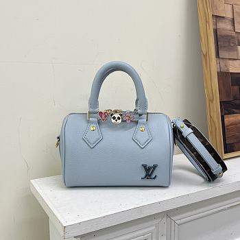 LV Crossbaby Bag Women Handle M1400 Blue 18×13×11cm