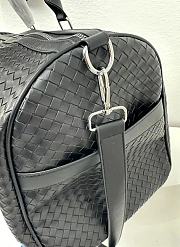 Bottega Veneta Woven Men's Handbag for Business Trips - Stylish Travel Bag Black 62.5x 34x26.5cm - 6