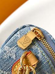 LV Mini Bumbag M83353 Blue Monogram Denim 17 x 12 x 9.5 cm - 3