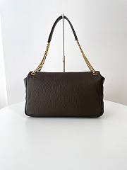 YSL LARGE CALYPSO SHOULDER BAG BLACK 28 X 22 X 12 CM  - 3