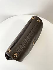 YSL LARGE CALYPSO SHOULDER BAG BLACK 28 X 22 X 12 CM  - 5