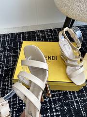 Fendi 24ss Fendi series double FF round toe flat sandals  - 6