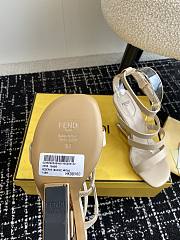 Fendi 24ss Fendi series double FF round toe flat sandals  - 4