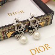 Dior Diamond Bow Silver - 3