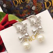 Dior Diamond Bow Silver - 5