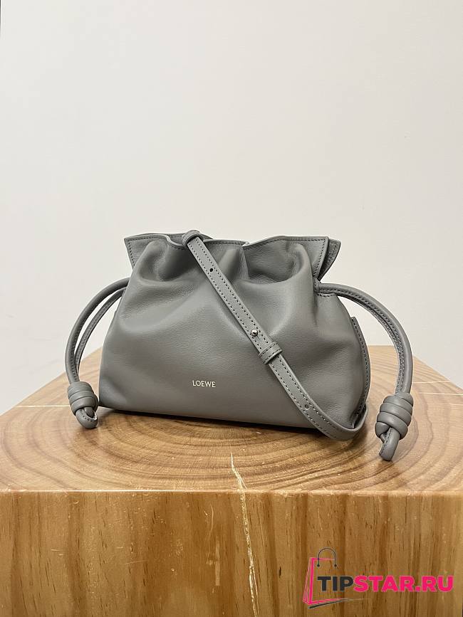 Loewe Mini Elephant Gray 23X18X9CM - 1