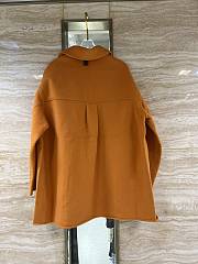 LV New Double-faced Coat Orange  - 4