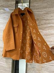 LV New Double-faced Coat Orange  - 5