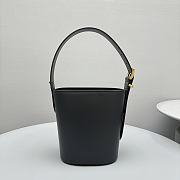 Miumiu Retro Bucket Bag Black 16X10X20CM  - 5