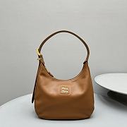 Miumiu Armpit Bag Brown 27x8x20cm - 1